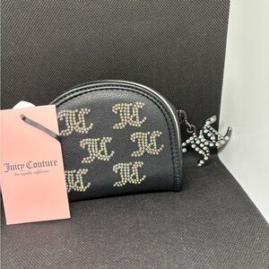 Juicy Couture Black Embellished Cosmetic Case
